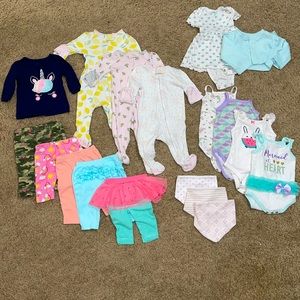 3 month/ 0-3 month baby girl lot